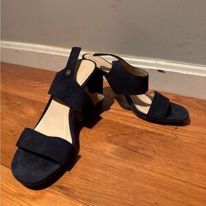 Cole Haan Black Suede Women's Sandals